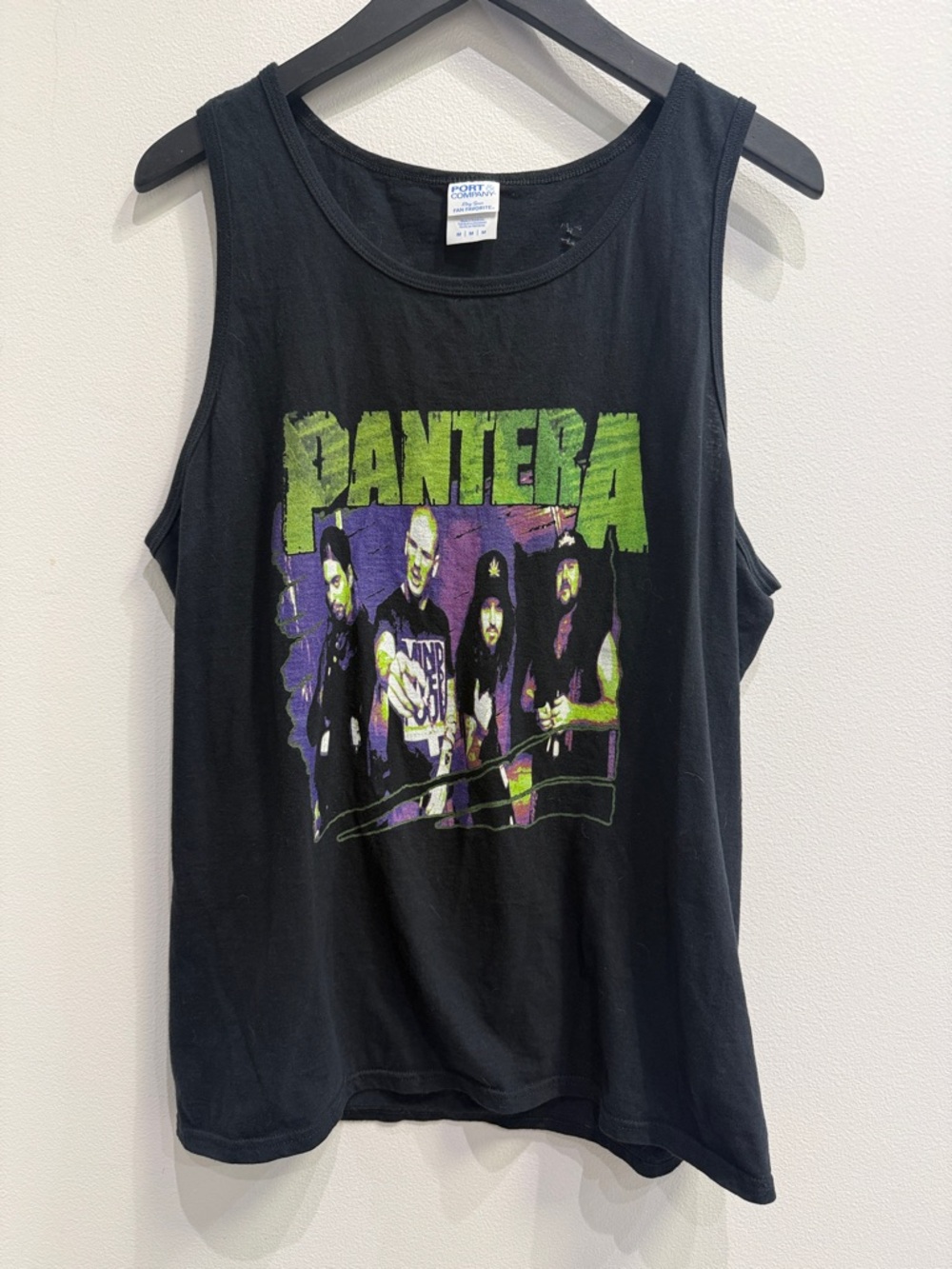 Pantera Black Graphic Tank Top - Band Logo Sleeveless Shirt